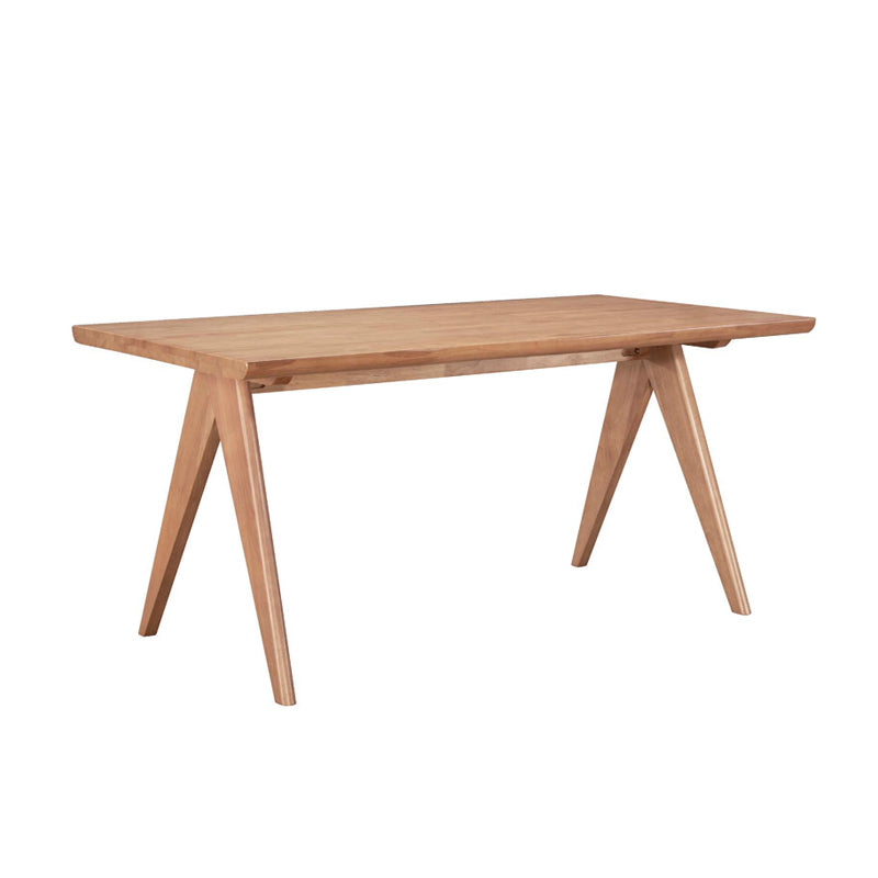 Τραπέζι Winslow  ξύλο rubberwood σε ανοιχτό καρυδί χρώμα 180x85x75εκ