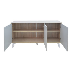 Μπουφές Billie  sonoma-γκρι 149x40x77εκ - Pakobazaar