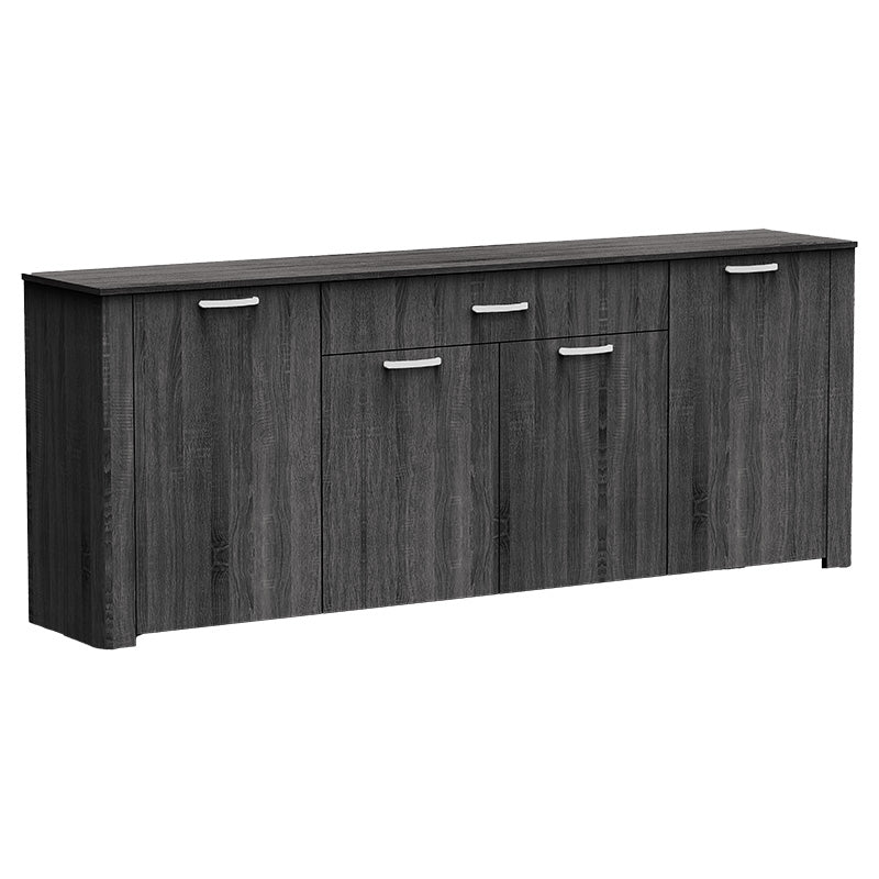 Μπουφές Kinley  σε ανθρακί-wenge απόχρωση 210x40x82εκ - Pakobazaar