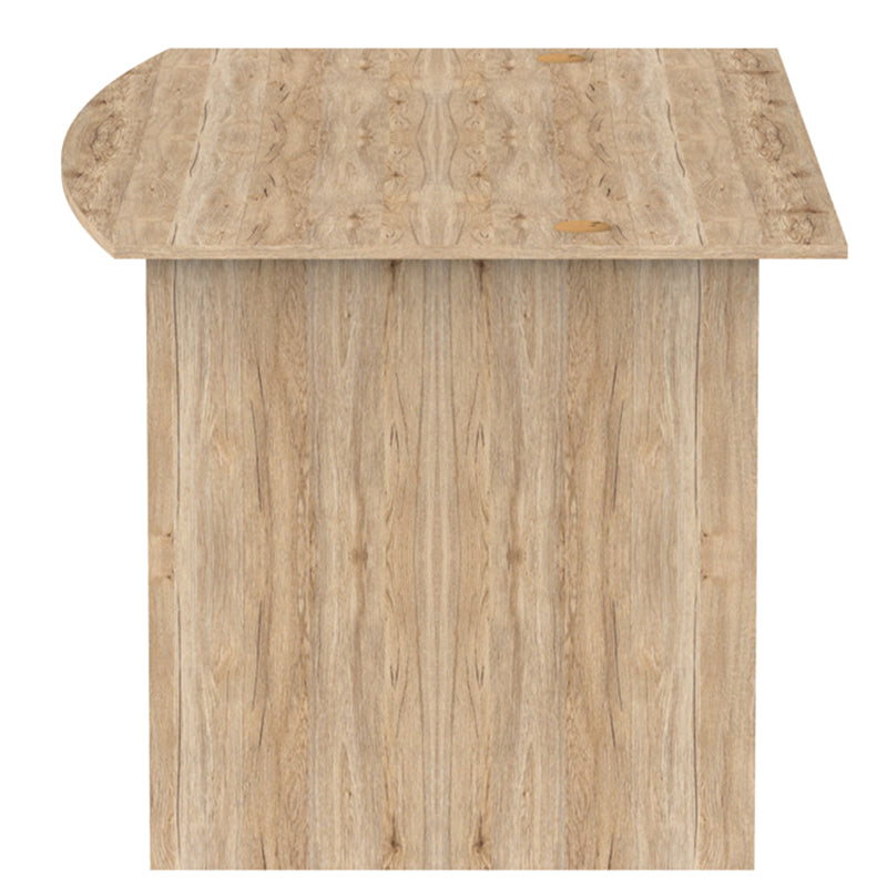Γραφείο εργασίας Anze  φυσικό μελαμίνης 180x93.5x75εκ - Pakobazaar