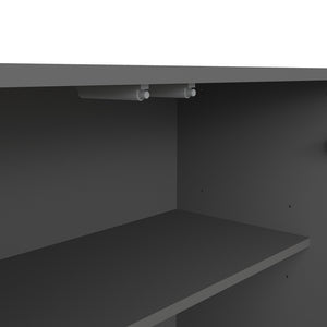 Μπουφές Billie  ανθρακί-sonoma 149x40x77εκ - Pakobazaar