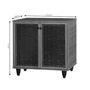 Παπουτσοθήκη-ντουλάπι Ronan  χρώμα φυσικό 70.5x35x66εκ - Image 4