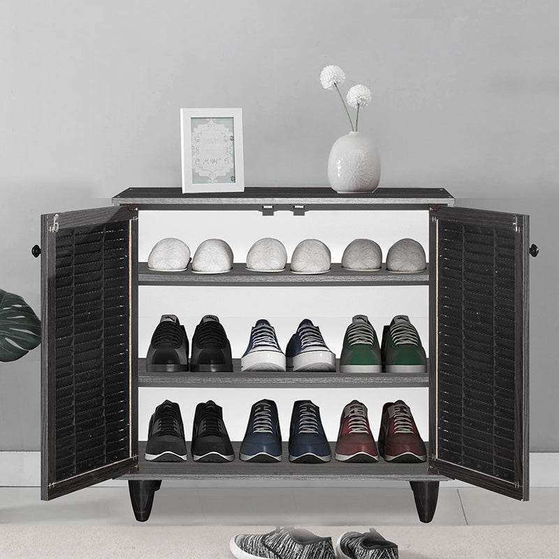 Παπουτσοθήκη-ντουλάπι Ronan  χρώμα wenge 70.5x35x66εκ - Pakobazaar
