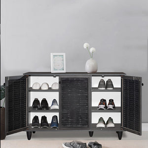Παπουτσοθήκη-ντουλάπι Ronan  χρώμα wenge 105x35x66εκ - Pakobazaar