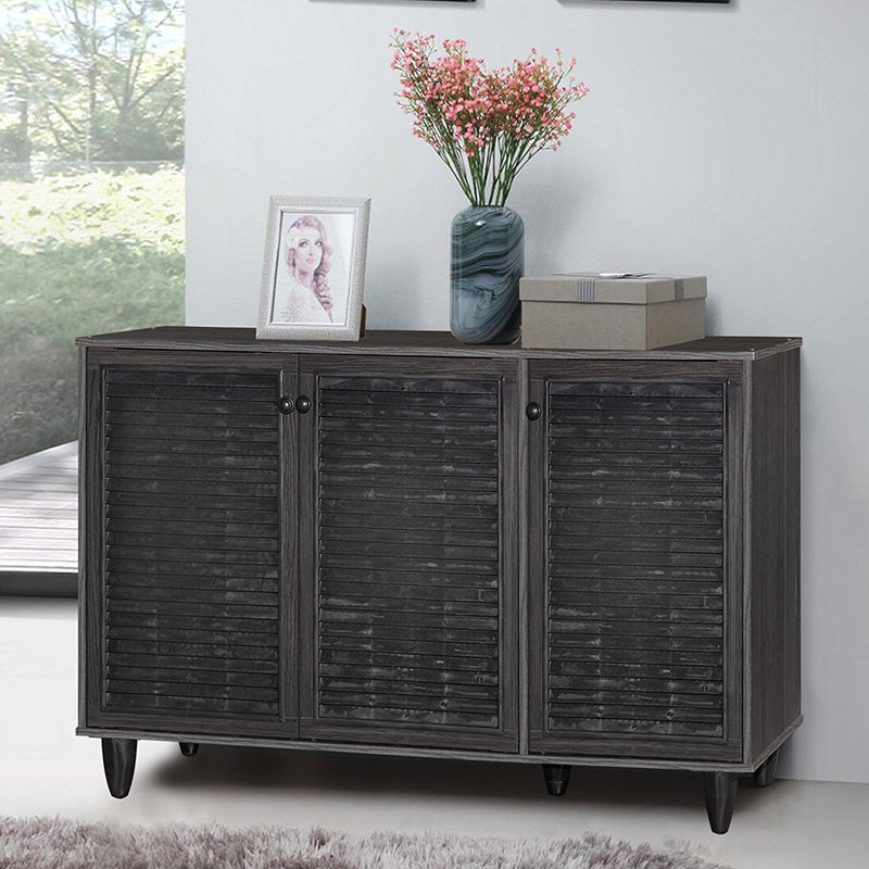 Παπουτσοθήκη-ντουλάπι Ronan  χρώμα wenge 105x35x66εκ - Pakobazaar