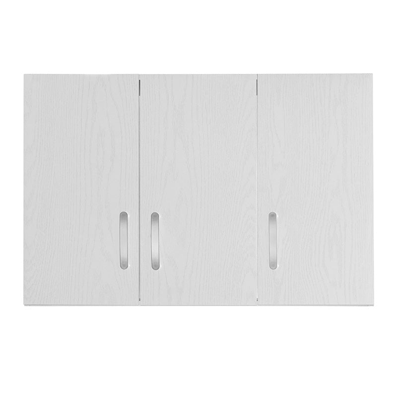 Πατάρι ντουλάπας Zelia  τρίφυλλο λευκό 90x42x60εκ - Pakobazaar