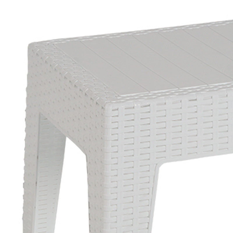 Τραπέζι Cosmic  PP λευκό 55x40x43.5εκ - Pakobazaar
