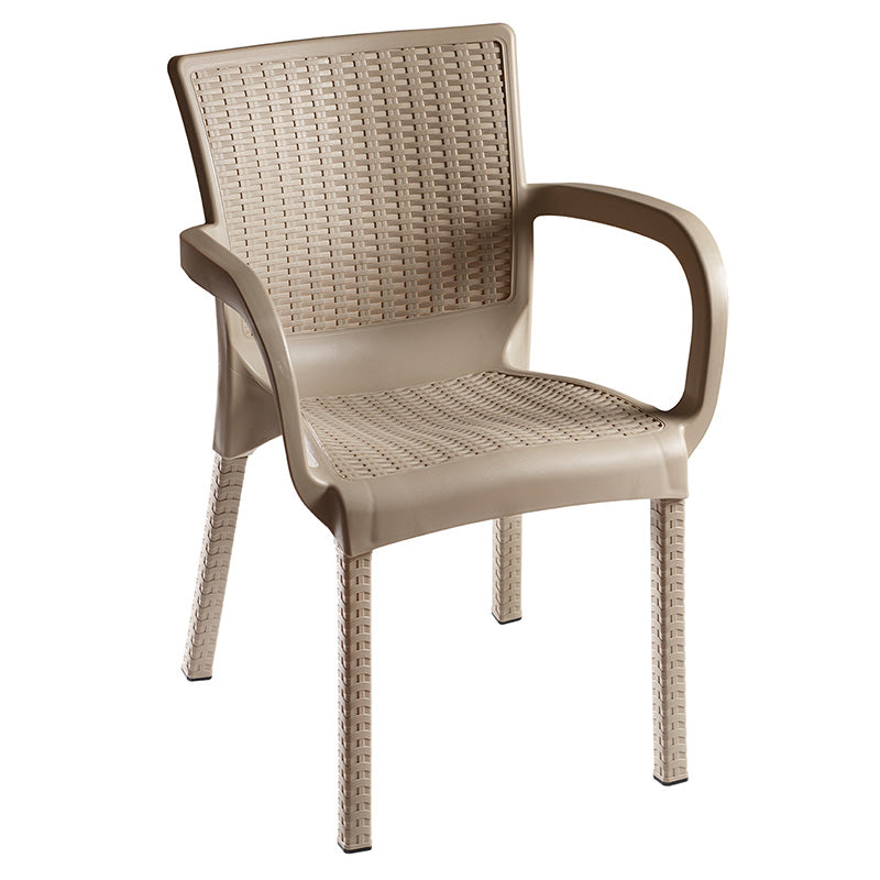 Τραπεζαρία Explore-Festive  σετ 7τεμ PP cappuccino 150x90x73,5εκ. - Image 3