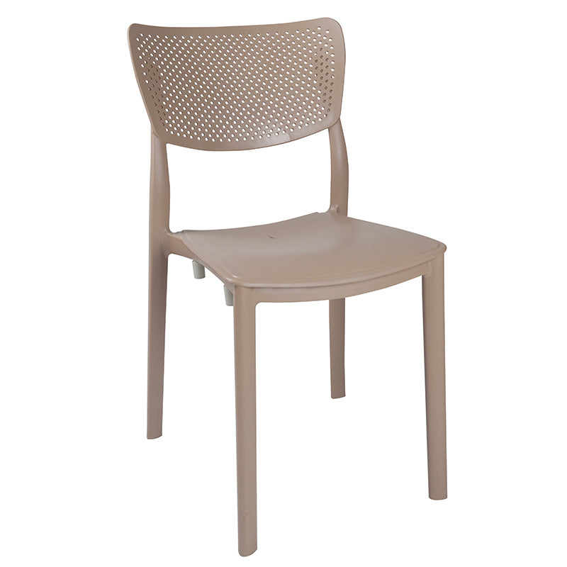 Τραπεζαρία Explore-Ignite  σετ 5τεμ PP cappuccino 90x90x73,5εκ - Pakobazaar