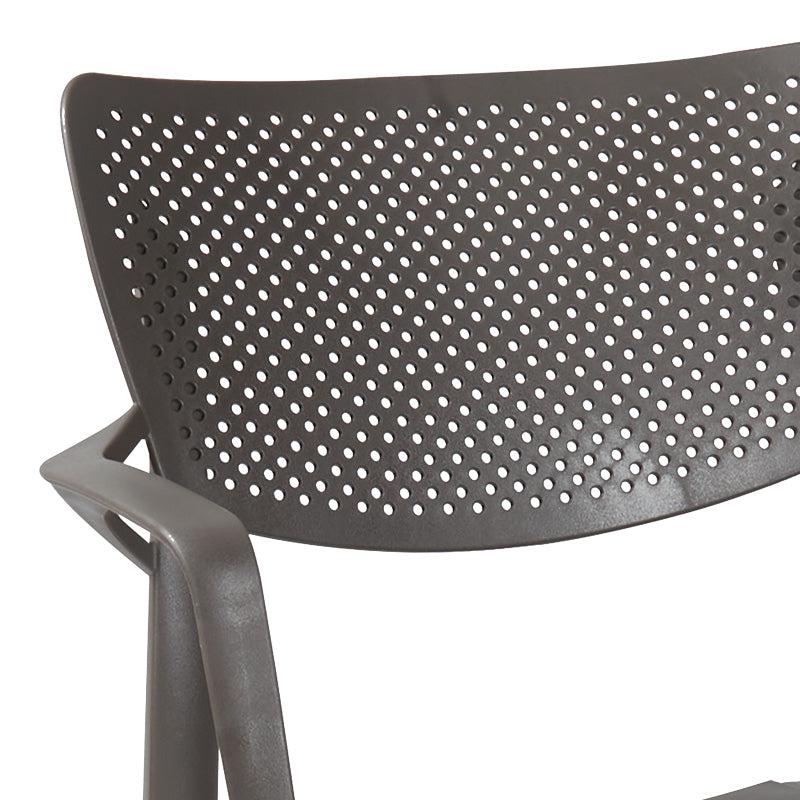 Τραπεζαρία Icon-Frontline  σετ 3τεμ PP σε ανθρακί απόχρωση - Image 3