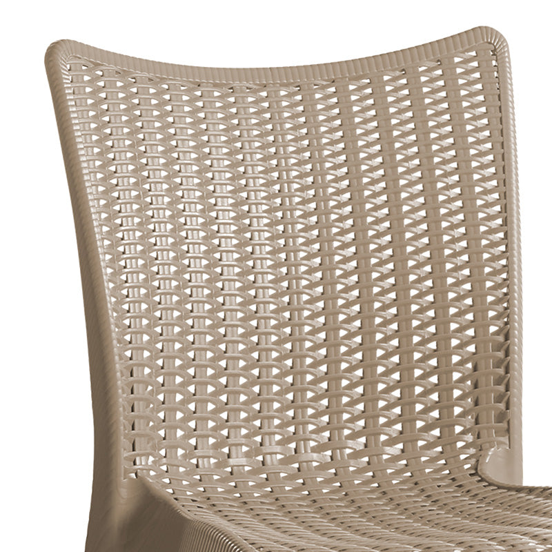 Τραπεζαρία Icon-Confident  σετ 5τεμ PP σε cappuccino απόχρωση - Image 3