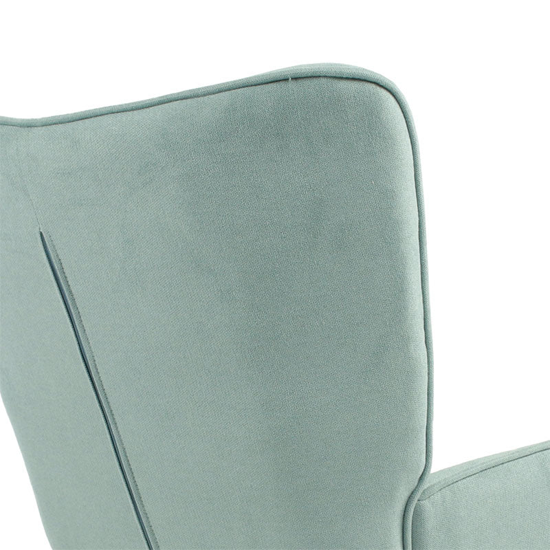 Πολυθρόνα Fluffy  βεραμάν ύφασμα-φυσικό 75x69x96εκ - Image 7