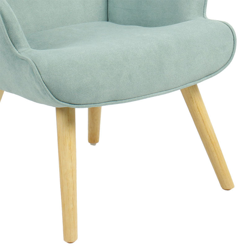 Πολυθρόνα Fluffy  βεραμάν ύφασμα-φυσικό 75x69x96εκ - Image 8