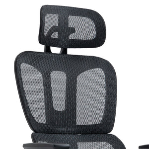 Καρέκλα γραφείου διευθυντή με υποπόδιο Verdant  Premium Quality mesh χρώμα μαύρο - Pakobazaar