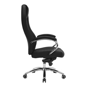 Καρέκλα γραφείου διευθυντή Ionia  μαύρο PU 67x49,5x115-123εκ