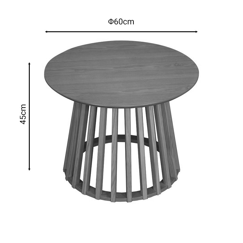Τραπέζι σαλονιού Domonic  φυσικό Φ60x45εκ - Pakobazaar