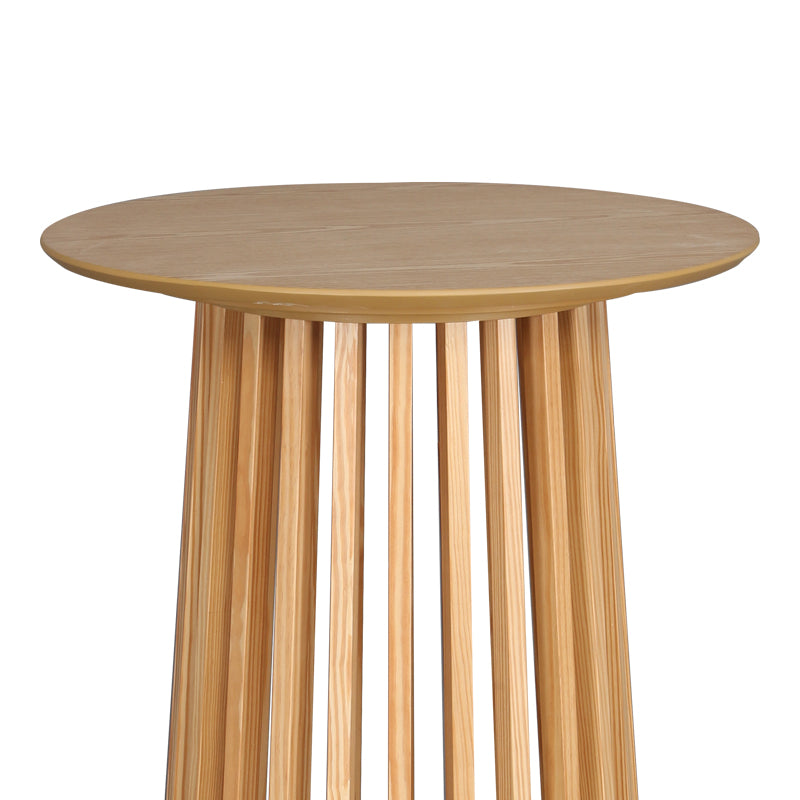 Τραπέζι μπαρ Domonic  mdf φυσικό Φ60x105εκ - Pakobazaar