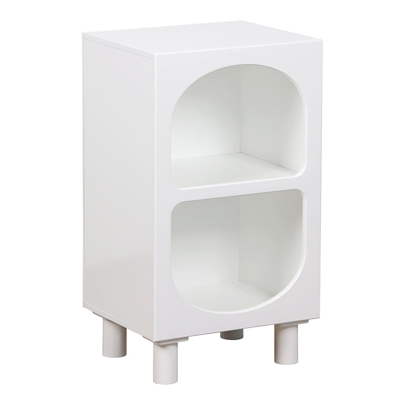 Κομοδίνο Emersi  MDF σε λευκή απόχρωση 40x32x70εκ - Pakobazaar
