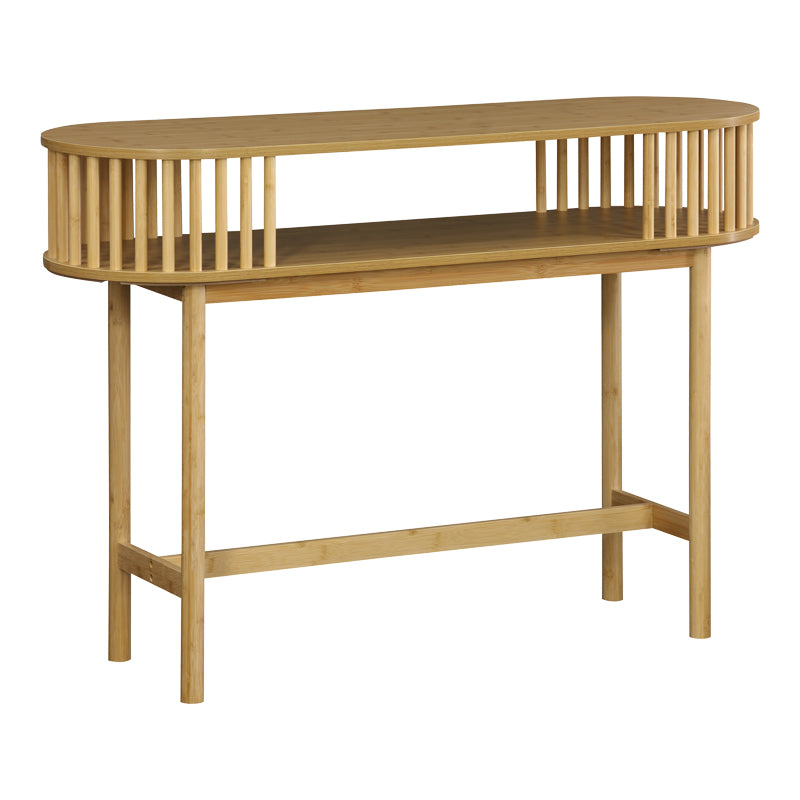 Κονσόλα Nodial  MDF/Bamboo σε φυσική απόχρωση 120x39x85εκ - Pakobazaar