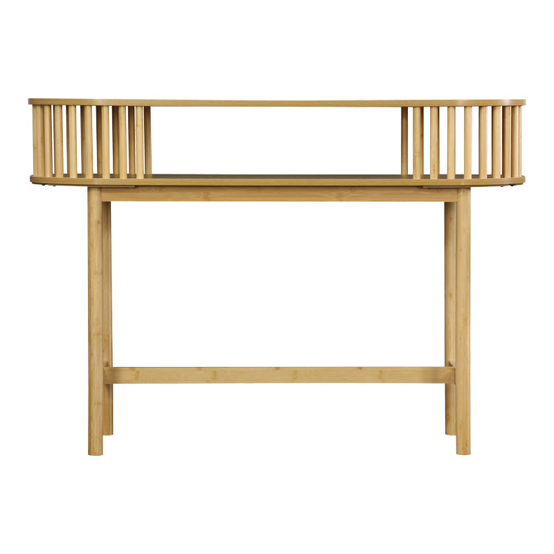 Κονσόλα Nodial  MDF/Bamboo σε φυσική απόχρωση 120x39x85εκ - Pakobazaar
