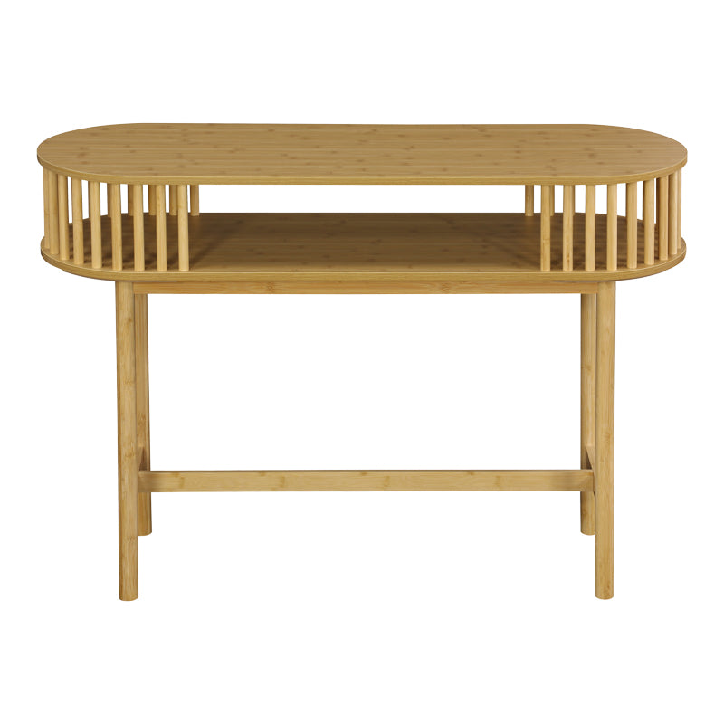 Κονσόλα Nodial  MDF/Bamboo σε φυσική απόχρωση 120x39x85εκ - Pakobazaar