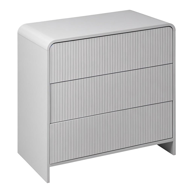 Συρταριέρα Zeplen  MDF σε λευκή απόχρωση 80x40x75εκ - Pakobazaar