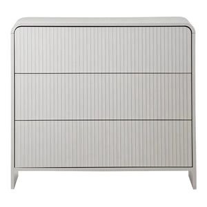 Συρταριέρα Zeplen  MDF σε λευκή απόχρωση 80x40x75εκ - Pakobazaar