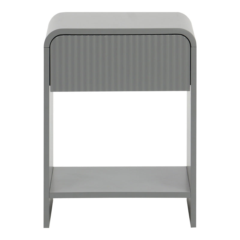 Κομοδίνο Lemperto  MDF σε γκρι απόχρωση 40x40x53εκ - Pakobazaar