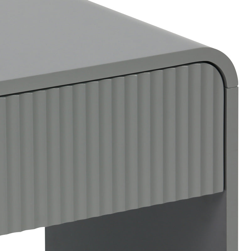 Κομοδίνο Lemperto  MDF σε γκρι απόχρωση 40x40x53εκ - Pakobazaar