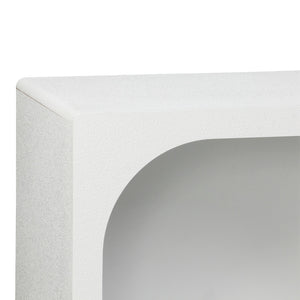 Μπουφές Emersi  με ράφια mdf σε λευκή απόχρωση 164x34x76εκ - Pakobazaar