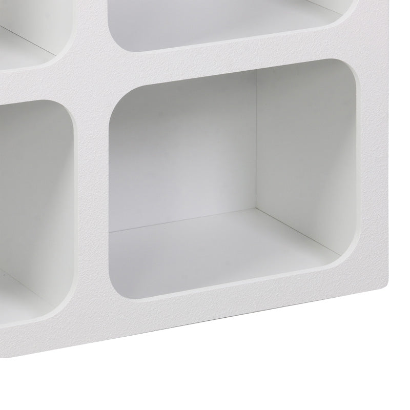 Μπουφές Emersi  με ράφια mdf σε λευκή απόχρωση 120x35x76εκ - Pakobazaar