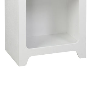 Βιβλιοθήκη Emersi  mdf σε λευκή απόχρωση 48x35x180εκ - Pakobazaar