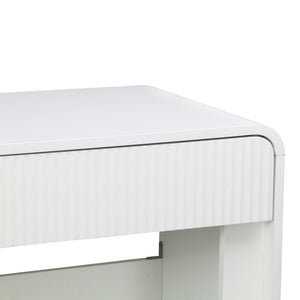 Κονσόλα Zeplen  λευκό mdf 110x38x75εκ - Pakobazaar