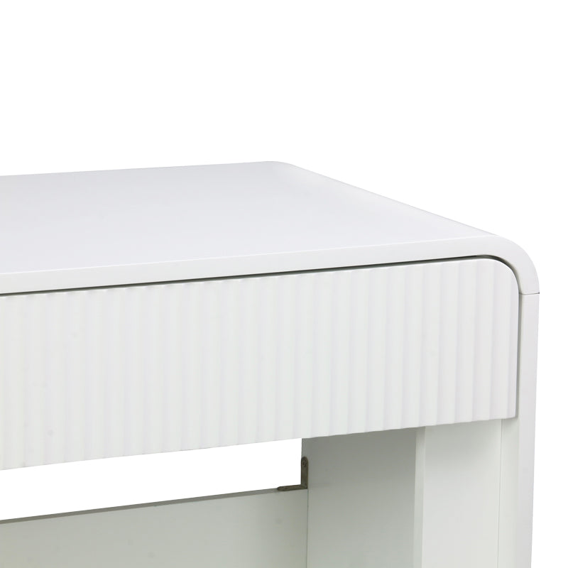 Κονσόλα Zeplen  λευκό mdf 110x38x75εκ - Pakobazaar