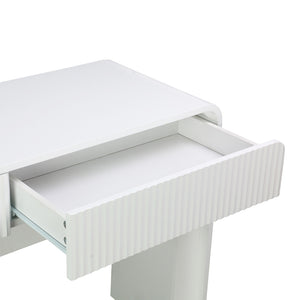 Κονσόλα Zeplen  λευκό mdf 110x38x75εκ - Pakobazaar