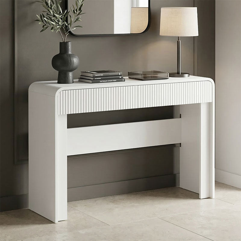 Κονσόλα Zeplen  λευκό mdf 110x38x75εκ - Pakobazaar