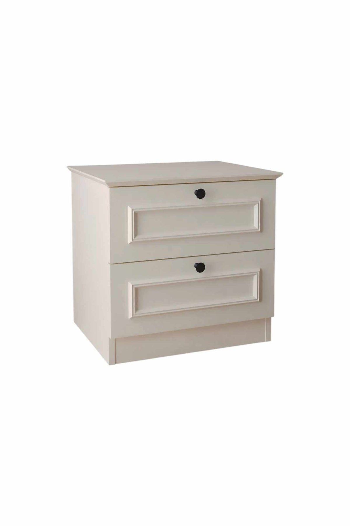 Κομοδίνο Athani Λευκό 52x43x51 εκ. Μελαμίνης