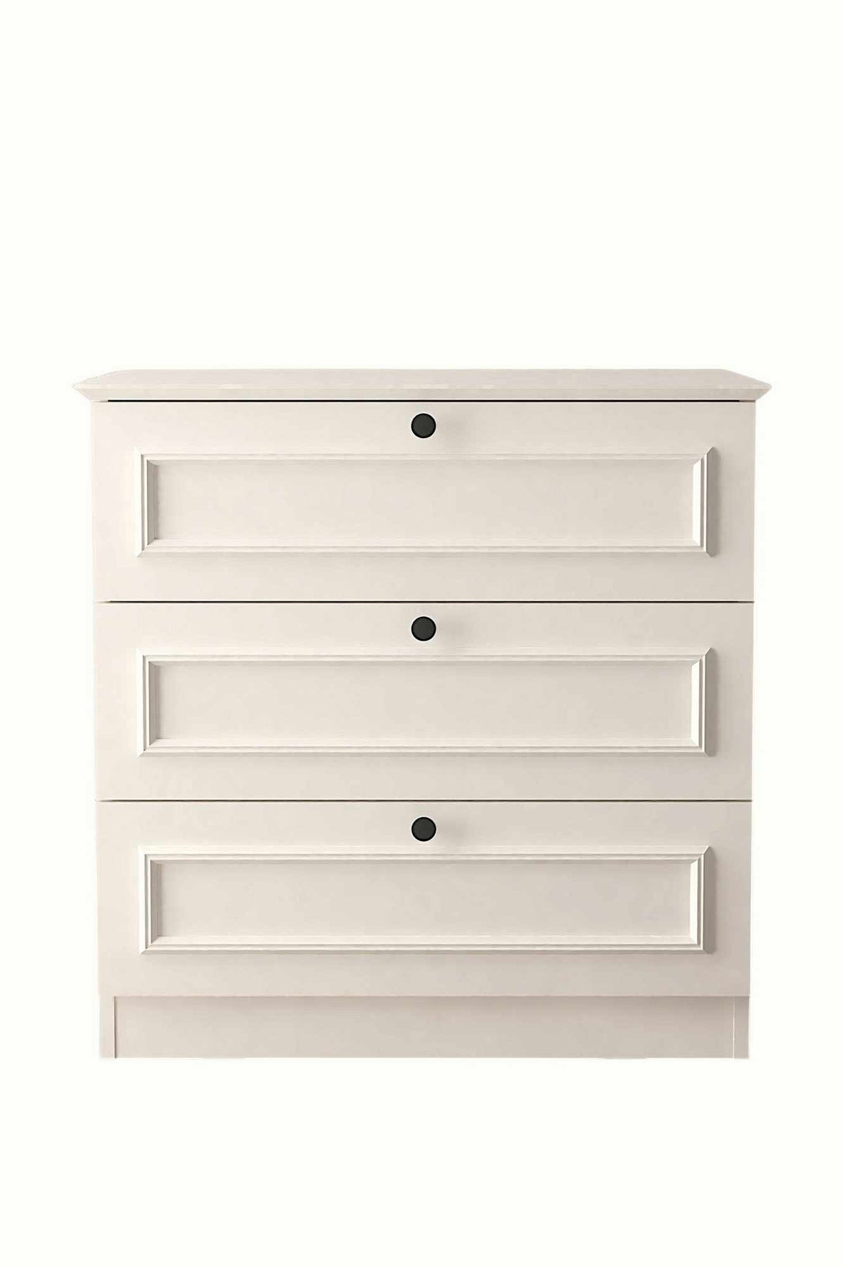 Συρταριέρα Athani Λευκό 78x43x78 εκ. Μελαμίνης
