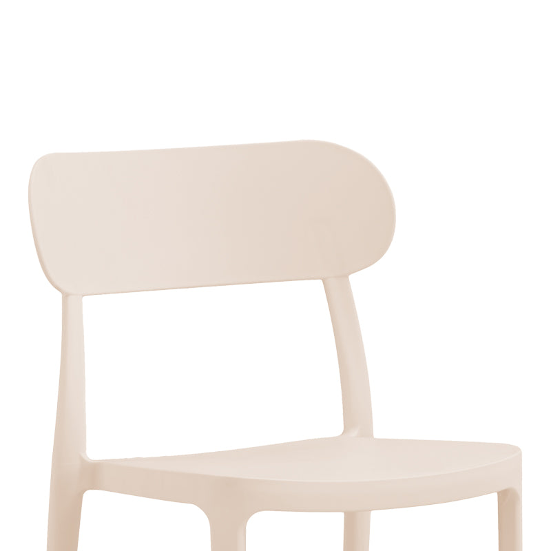 Καρέκλα Amvroan στοιβαζόμενη  με UV protection cappuccino pp 51x49x79.5εκ - Image 3
