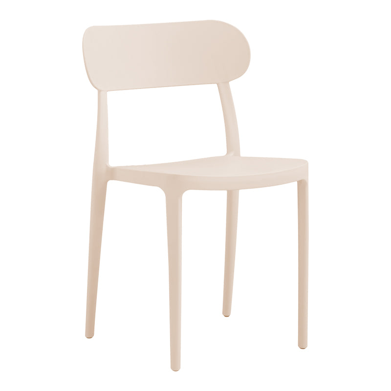 Καρέκλα Amvroan στοιβαζόμενη  με UV protection cappuccino pp 51x49x79.5εκ - Image 1