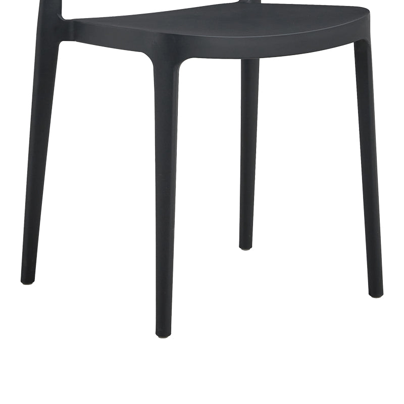 Καρέκλα Amvroan στοιβαζόμενη  με UV protection ανθρακί pp 51x49x79.5εκ