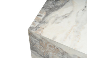 Βοηθητικό Τραπεζάκι Vithisma Μάρμαρο Freesia 45x45x50 εκ. MDF