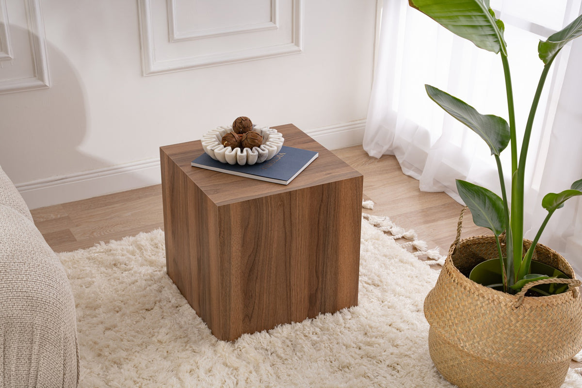 Βοηθητικό Τραπεζάκι Vithisma Καρυδί Venezia 45x45x50 εκ. MDF