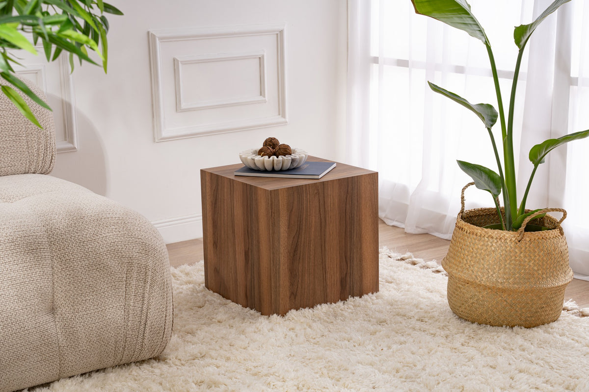 Βοηθητικό Τραπεζάκι Vithisma Καρυδί Venezia 45x45x50 εκ. MDF