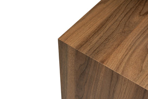 Βοηθητικό Τραπεζάκι Vithisma Καρυδί Venezia 45x45x50 εκ. MDF