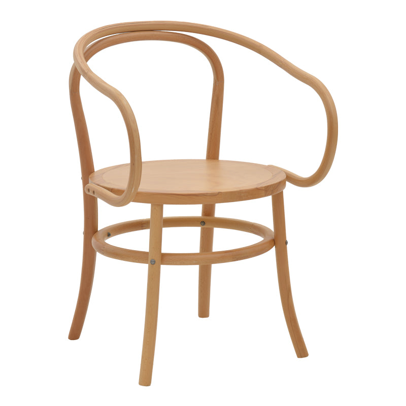 Πολυθρόνα Verfie  φυσικό ξύλο οξιάς 55x50x83εκ - Pakobazaar