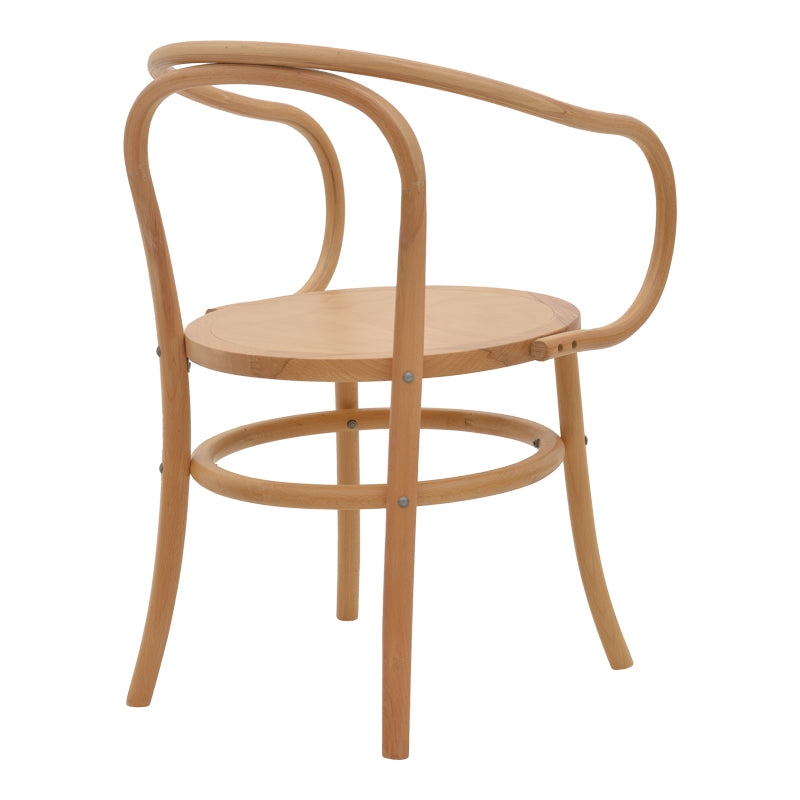 Πολυθρόνα Verfie  φυσικό ξύλο οξιάς 55x50x83εκ - Pakobazaar