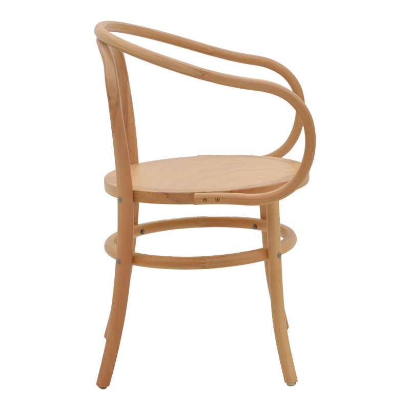 Πολυθρόνα Verfie  φυσικό ξύλο οξιάς 55x50x83εκ - Pakobazaar