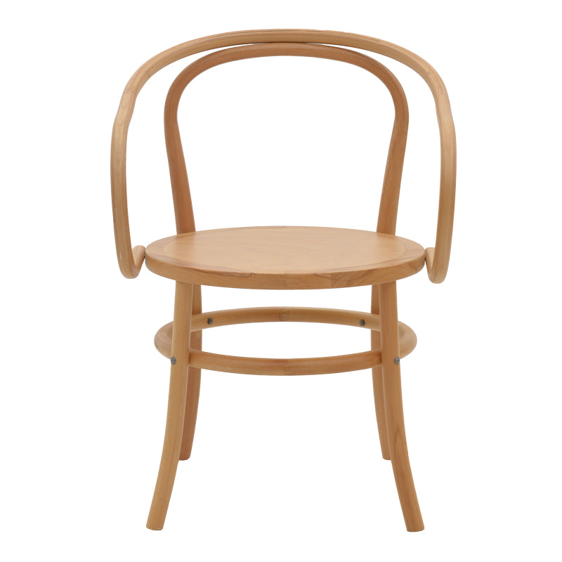 Πολυθρόνα Verfie  φυσικό ξύλο οξιάς 55x50x83εκ - Pakobazaar