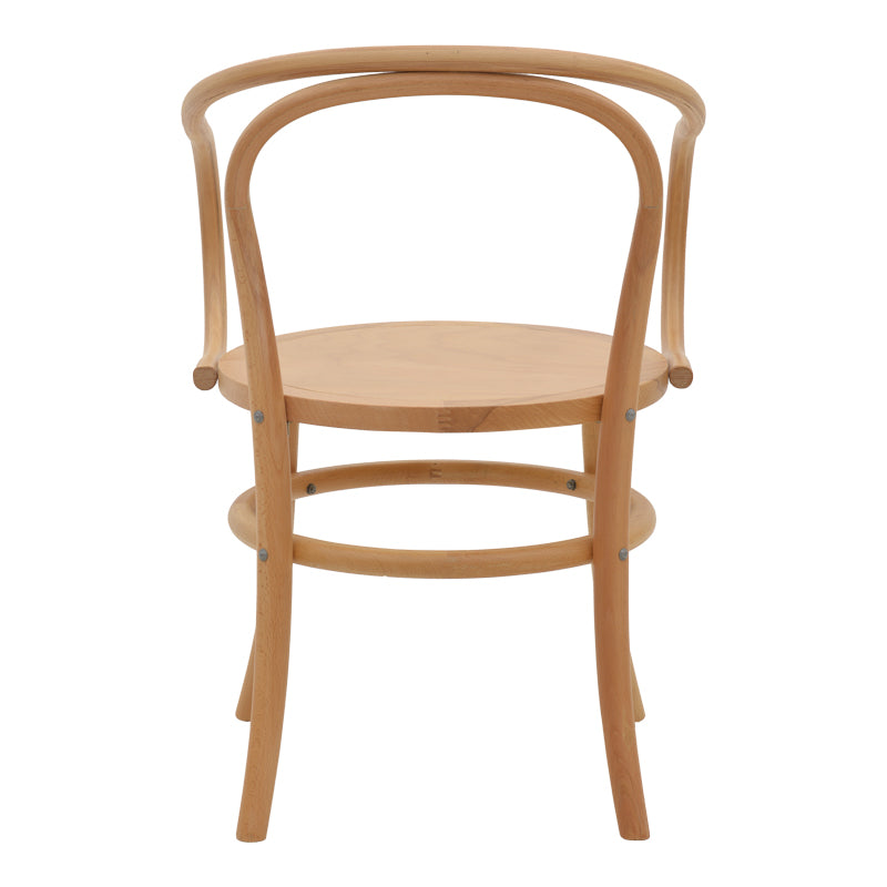 Πολυθρόνα Verfie  φυσικό ξύλο οξιάς 55x50x83εκ - Pakobazaar